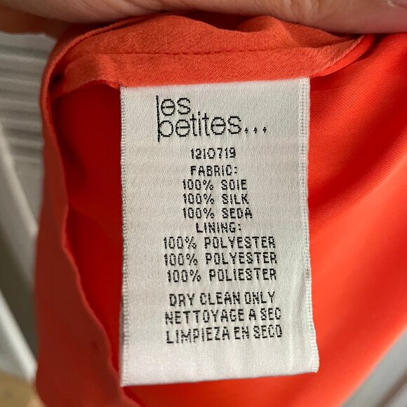 Coral Wrap Dress - Picture 6 of 6